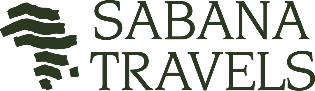 Logotipo de Sabana Travels en verde