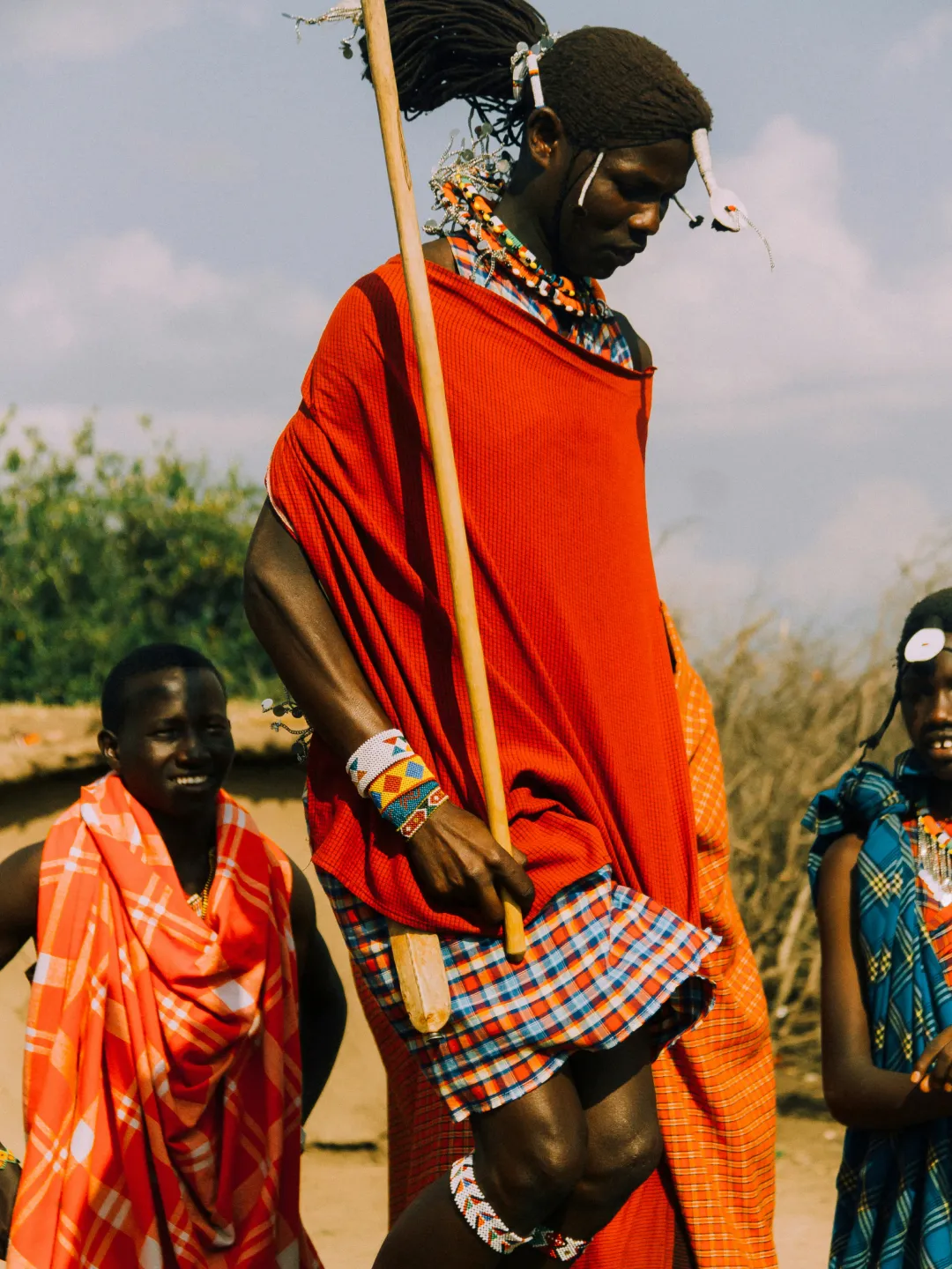 Imagen de persona de una tribu de África