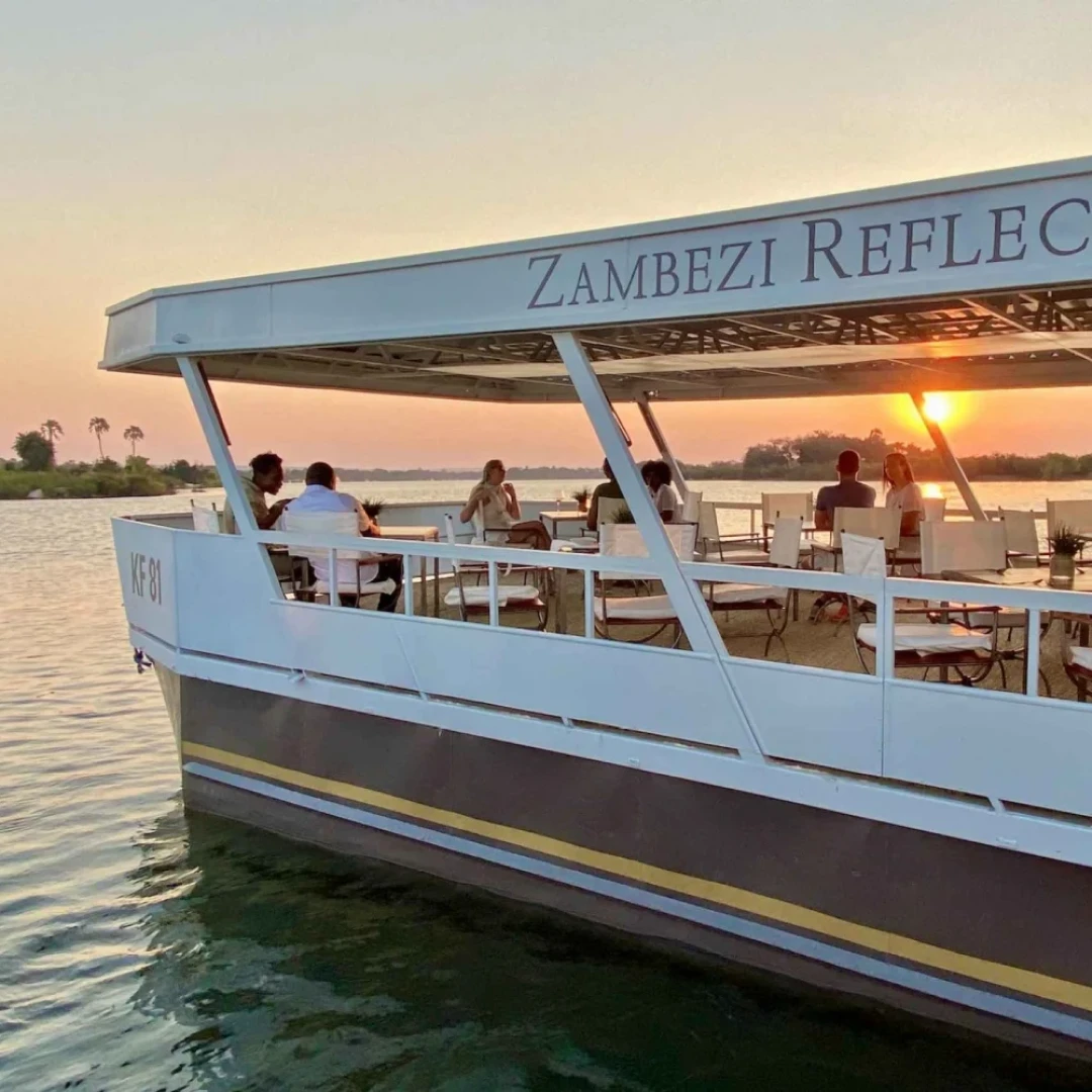 Imagen de un paseo en barco en áfrica